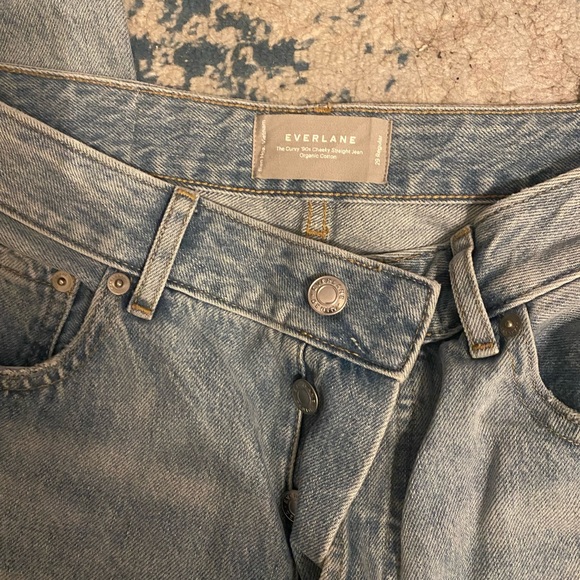 Everlane 90s Cheeky Jean - Patched Blue size 29W - Picture 5 of 6